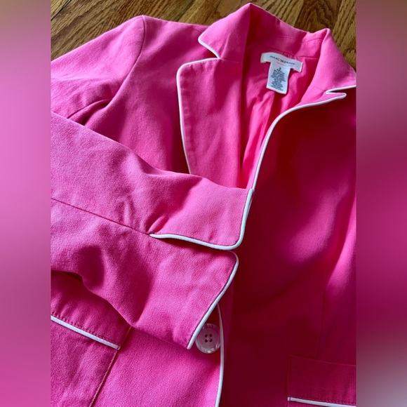 Isaac Mizrahi for Target Pink and White Blazer Small - Picture 4 of 8